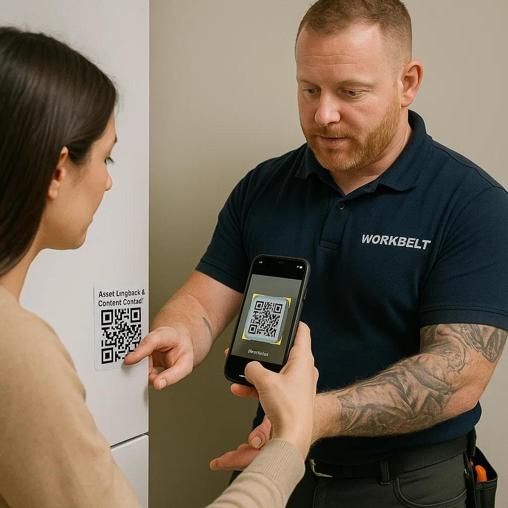 Smart Service Stickers for Boiler Servicing