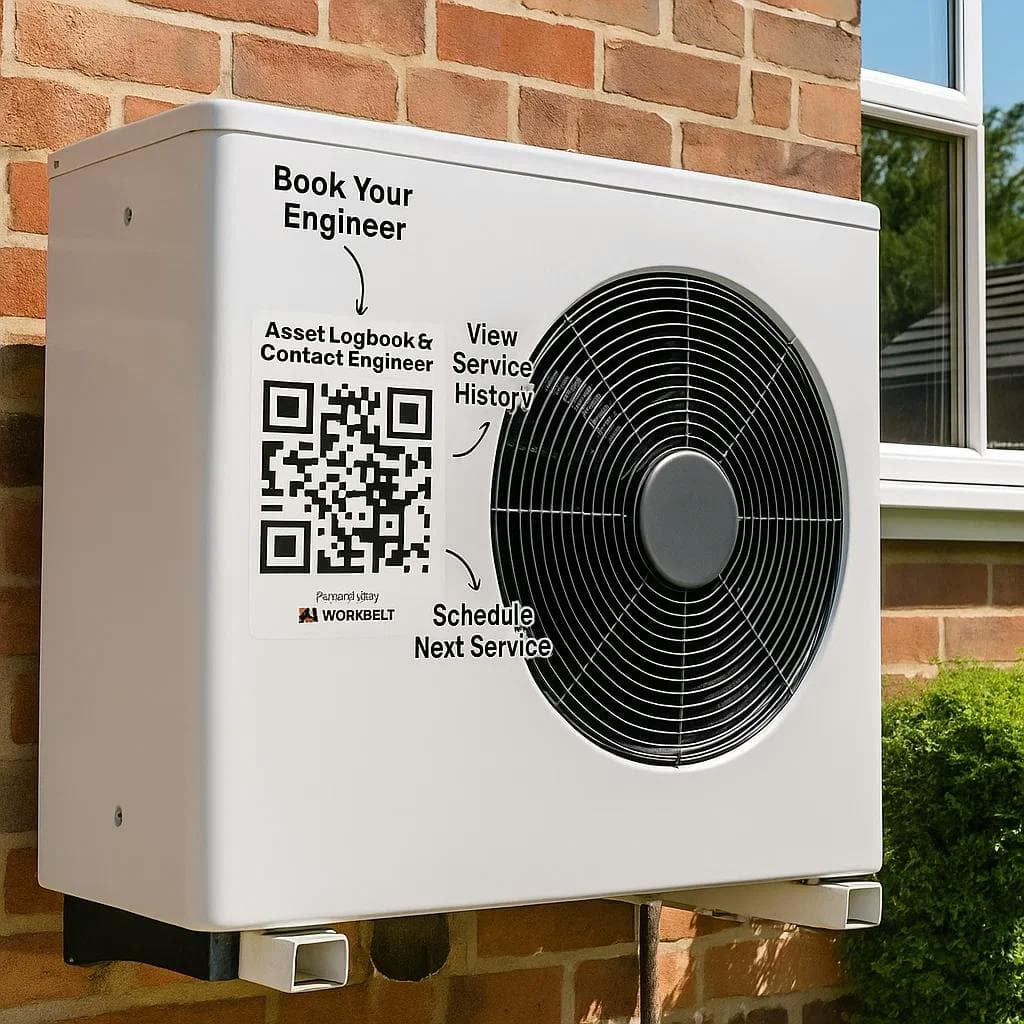 How Smart Service Stickers Make Managing Heat Pumps Easier for Everyone