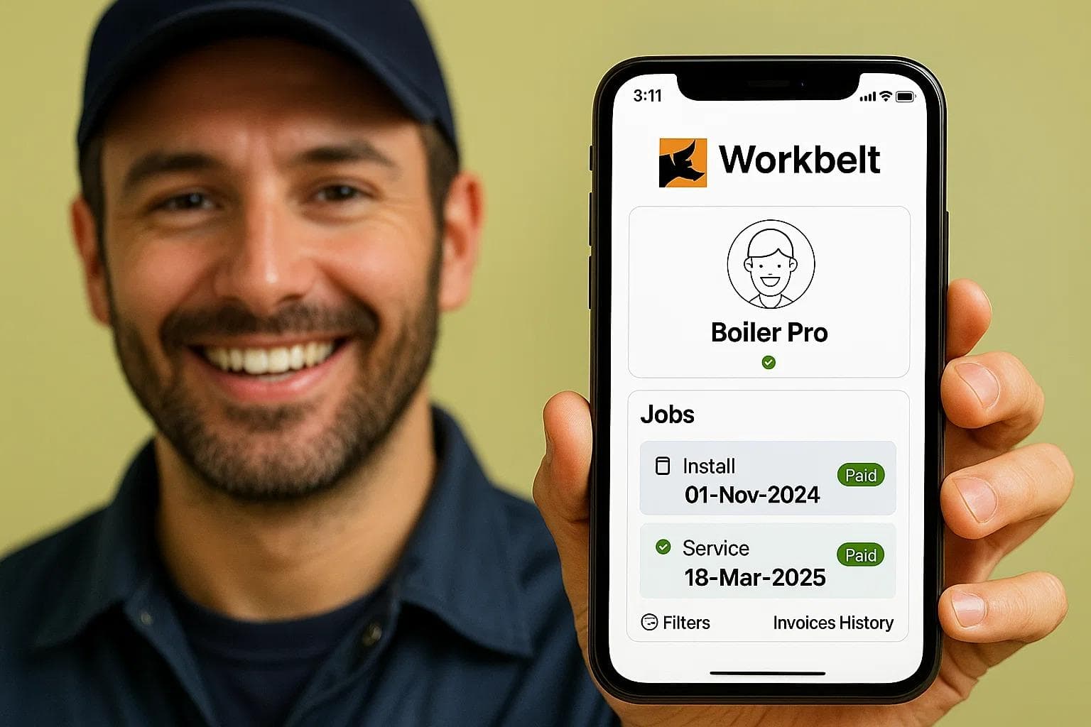 Smart Service Stickers by Workbelt