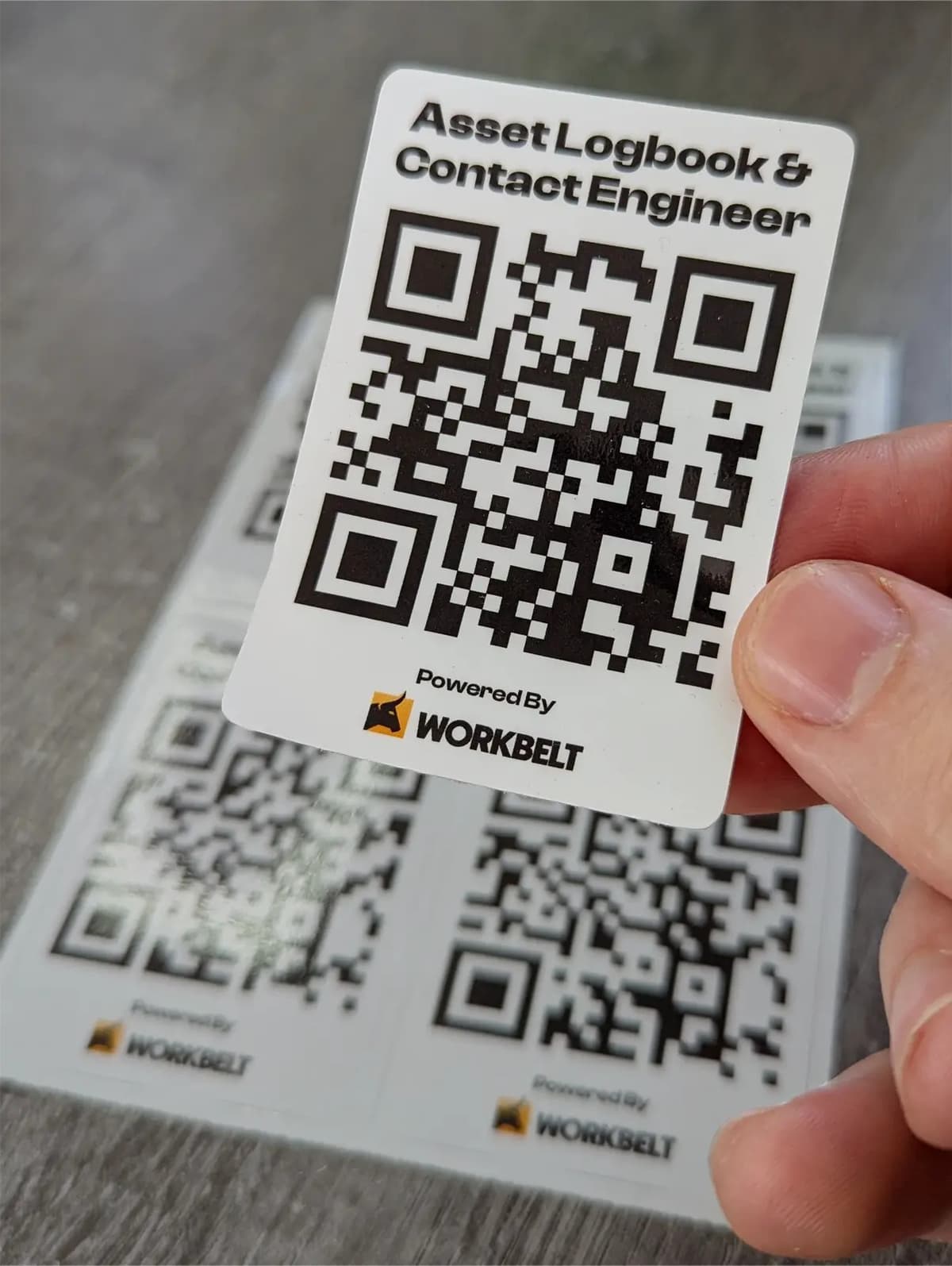 Smart Service Stickers - In Use
